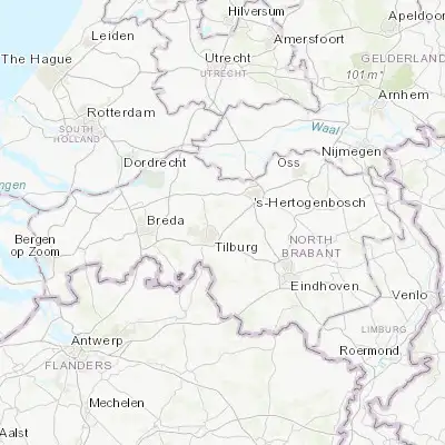 Map showing location of Udenhout (51.609170, 5.143060)