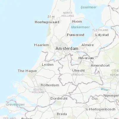 Map showing location of Uithoorn (52.237500, 4.826390)