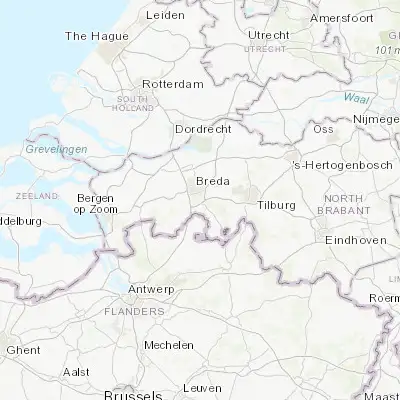 Map showing location of Ulvenhout (51.549070, 4.799310)