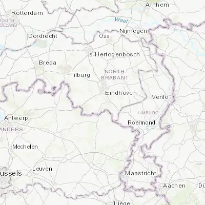 Map showing location of Valkenswaard (51.350830, 5.459720)