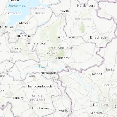 Map showing location of Velp (51.995000, 5.973610)