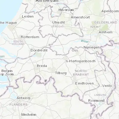Map showing location of Vliedberg (51.689610, 5.190310)