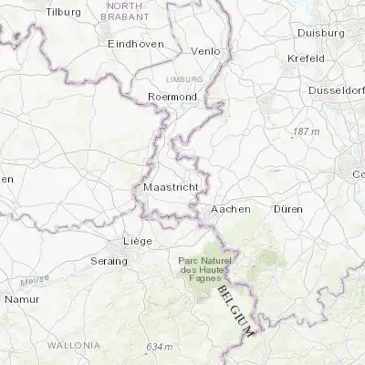 Map showing location of Voerendaal (50.883270, 5.929780)