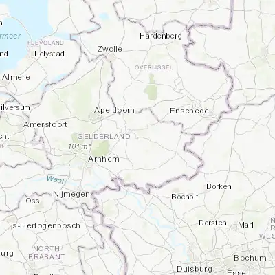 Map showing location of Vorden (52.105000, 6.309720)