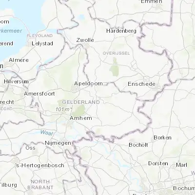 Map showing location of Warnsveld (52.137500, 6.230560)