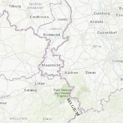 Map showing location of Waubach (50.918330, 6.050000)