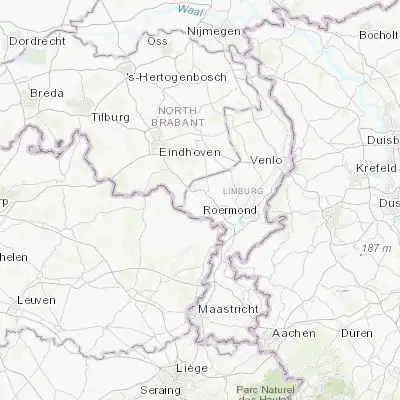 Map showing location of Weert (51.251670, 5.706940)