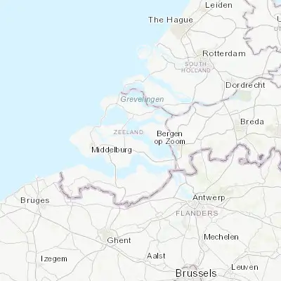 Map showing location of Wemeldinge (51.518330, 3.997220)
