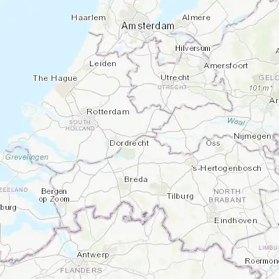 Map showing location of Werkendam (51.810000, 4.894440)