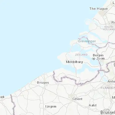 Map showing location of Westkapelle (51.529170, 3.440280)