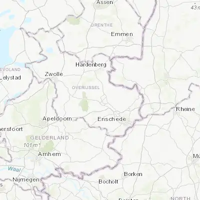 Map showing location of Wierden (52.359170, 6.593060)