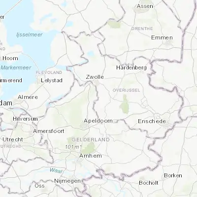 Map showing location of Wijhe (52.386670, 6.134720)