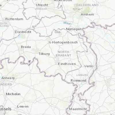 Map showing location of Woenselse Heide (51.483330, 5.466670)