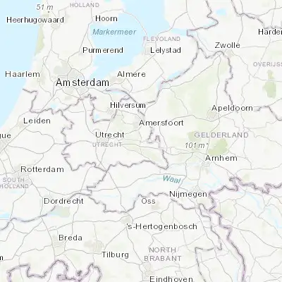 Map showing location of Woudenberg (52.080830, 5.416670)