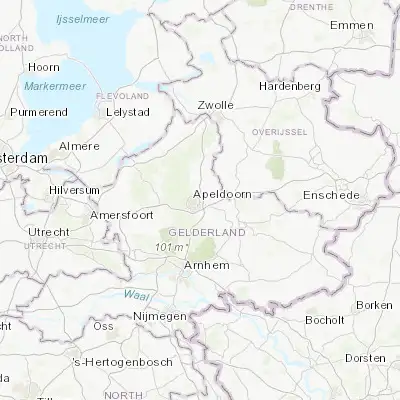 Map showing location of Woudhuis (52.213230, 6.011240)