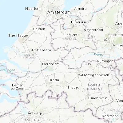 Map showing location of Woudrichem (51.815000, 5.001390)