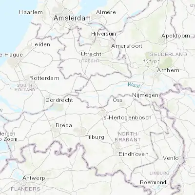 Map showing location of Zaltbommel (51.810000, 5.244440)