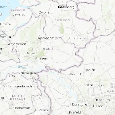 Map showing location of Zelhem (52.006670, 6.348610)