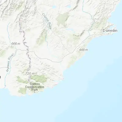 Map showing location of Balclutha (-46.233890, 169.750000)