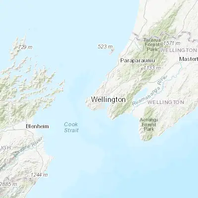 Map showing location of Ngaio (-41.250390, 174.773940)