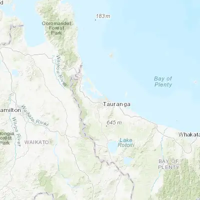 Map showing location of Otumoetai (-37.671560, 176.138650)