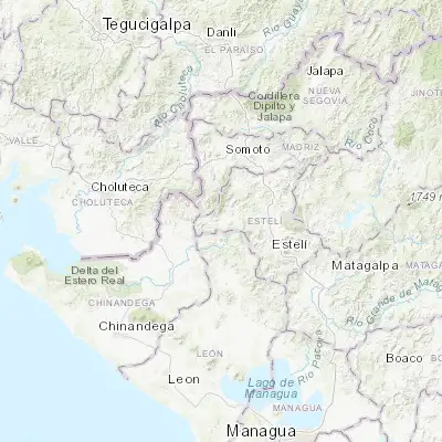 Map showing location of San Juan de Limay (13.176030, -86.612340)