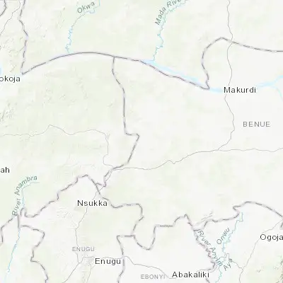 Map showing location of Boju (7.355720, 7.893030)