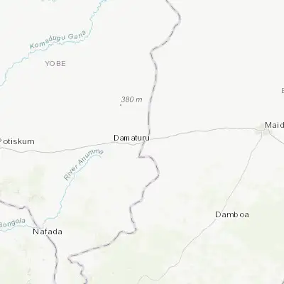 Map showing location of Dankalwa (11.744490, 12.185450)