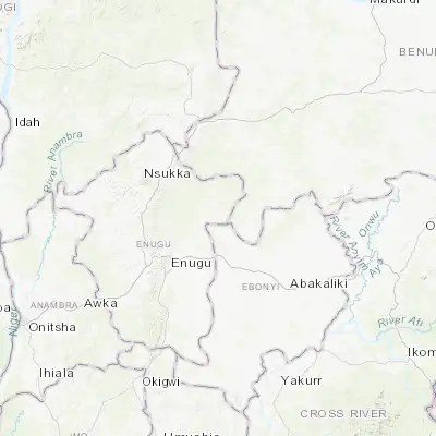 Map showing location of Eha Amufu (6.659150, 7.759610)