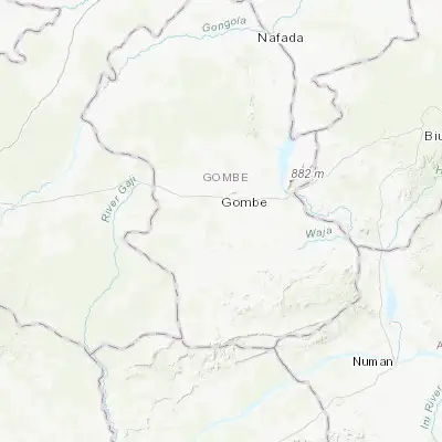 Map showing location of Garko (10.175060, 11.164580)