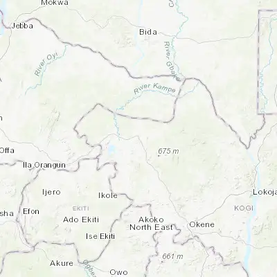 Map showing location of Isanlu-Itedoijowa (8.273380, 5.835260)