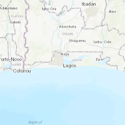 Map showing location of Makoko (6.496110, 3.387780)