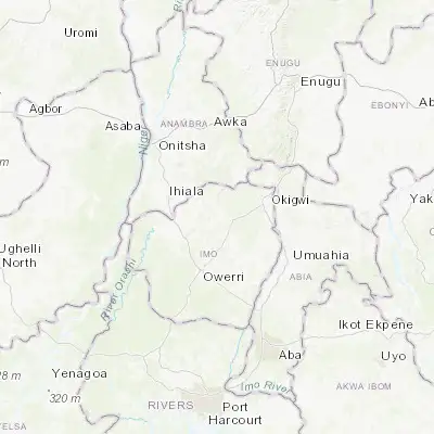 Map showing location of Nkwerre (5.759170, 7.103840)