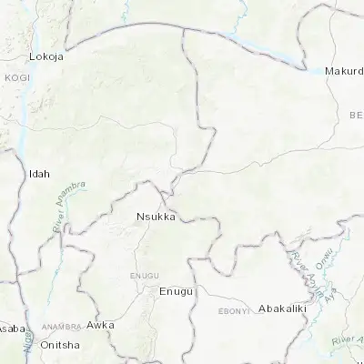 Map showing location of Otukpa (7.101680, 7.659450)
