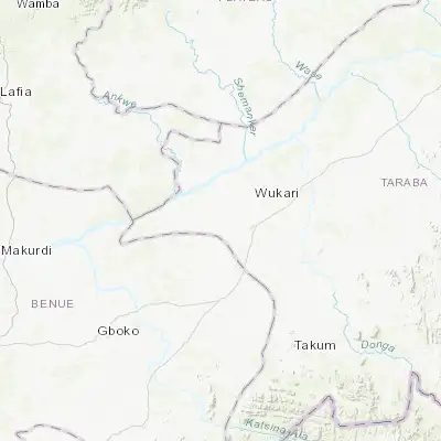 Map showing location of Riti (7.908440, 9.616880)