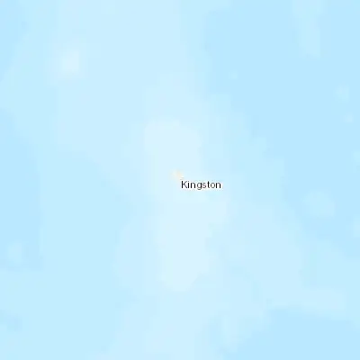 Map showing location of Kingston (-29.054590, 167.966280)