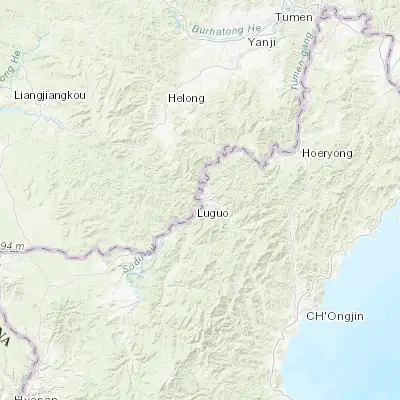 Map showing location of Musan-ŭp (42.226090, 129.207760)