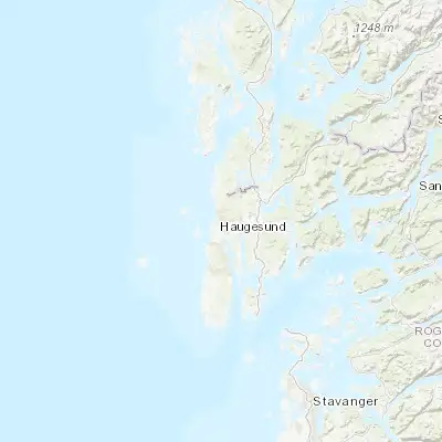 Map showing location of Haugesund (59.413780, 5.268000)