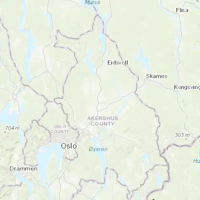Map showing location of Jessheim (60.141510, 11.175150)