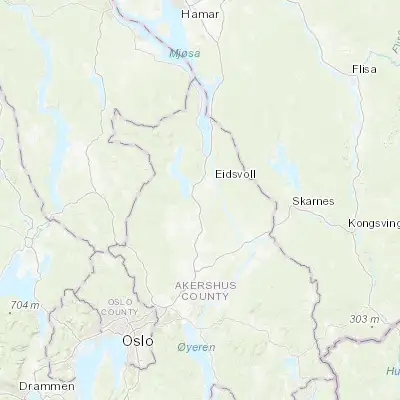 Map showing location of Råholt (60.275130, 11.179010)