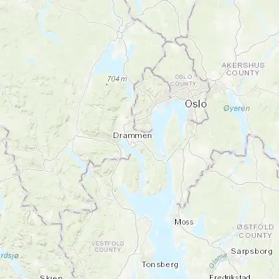 Map showing location of Røyken (59.747240, 10.388320)