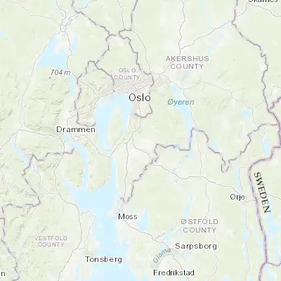 Map showing location of Ski (59.719490, 10.835760)