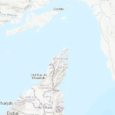 Map showing location of Khasab (26.179930, 56.247740)