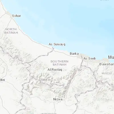 Map showing location of Oman Smart Future City (23.652700, 57.599260)