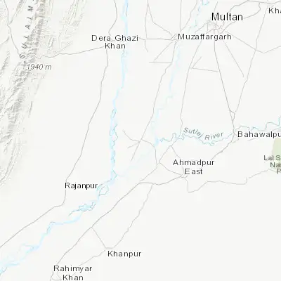 Map showing location of Alipur (29.382420, 70.911060)