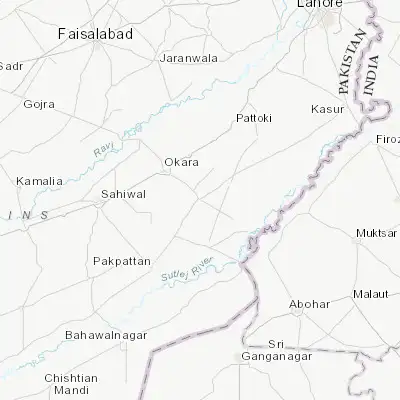 Map showing location of Dipalpur (30.669840, 73.653060)