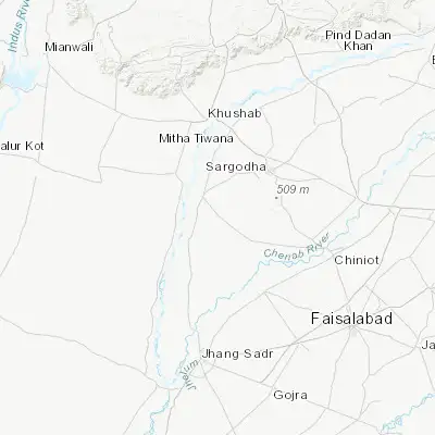 Map showing location of Faruka (31.886420, 72.413620)