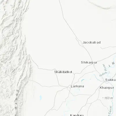 Map showing location of Garhi Khairo (28.060290, 67.980330)