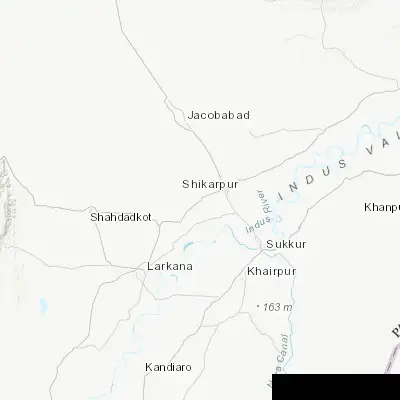 Map showing location of Garhiyasin (27.906310, 68.512100)