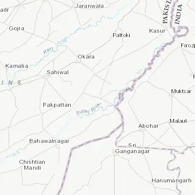 Map showing location of Haveli Lakha (30.450970, 73.693710)